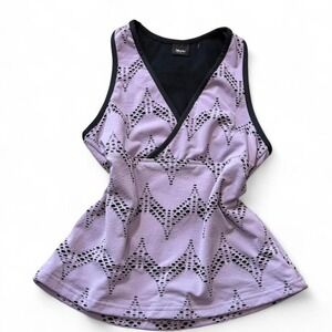 Mossimo Lavender Eyelet Athletic Tank Top, Women's Size S